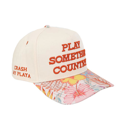 Tropical “Play Somethin’ Country” Hat