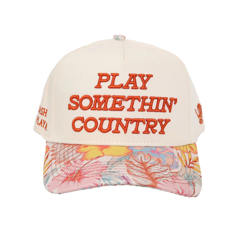 Tropical “Play Somethin’ Country” Hat