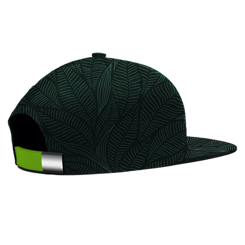 Jungle Green Leaf Flat Bill